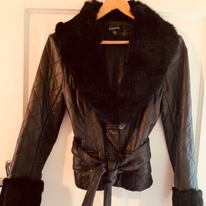 Bebe leather jacket